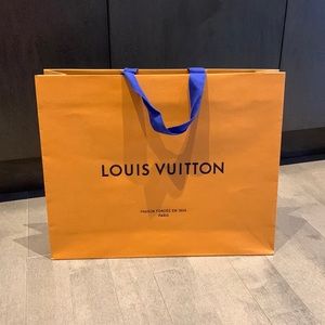 Louis Vuitton large shopping bag authentic orange